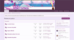 Desktop Screenshot of creapoemes.com